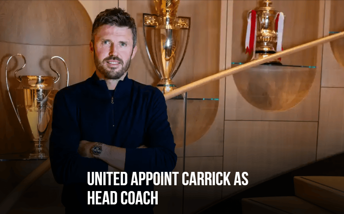 สุนทรพจน์ในพิธีรับตำแหน่งของคาร์ริค: รู้สึกถึงความสงบและความรักของยูไนเต็ด หวังที่จะแสดงความหลงใหลและความมีชีวิตชีวา การแข่งขัน | อะไร | ยูฟ่าแชมเปียนส์ลีก